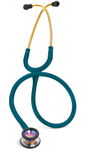 3M Littmann Classic II pediatric stethoscope caribbean tube, rainbow chestpiece