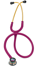 3M Littmann Classic II infant stethoscope raspberry tube, rainbow chestpiece