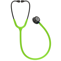 3M Littmann Classic III stethoscope smoke ed limegreen tube, smoke chestpiece