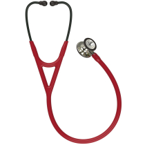 Littmann Cardiology IV stethoscope burgundy tube, champagne chestpiece